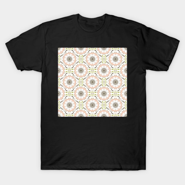 Simple Medallion Pattern T-Shirt by greenoriginals